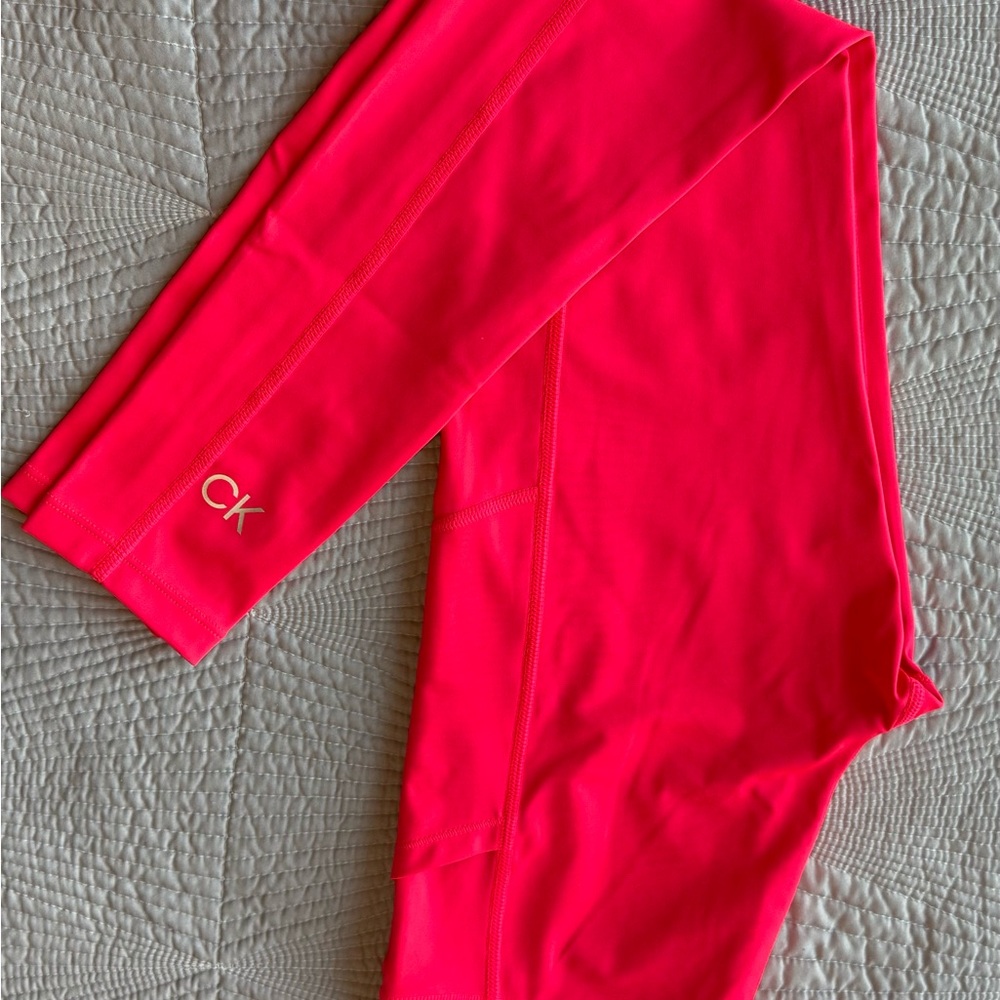 Calvin Klein Bright Pink Leggings